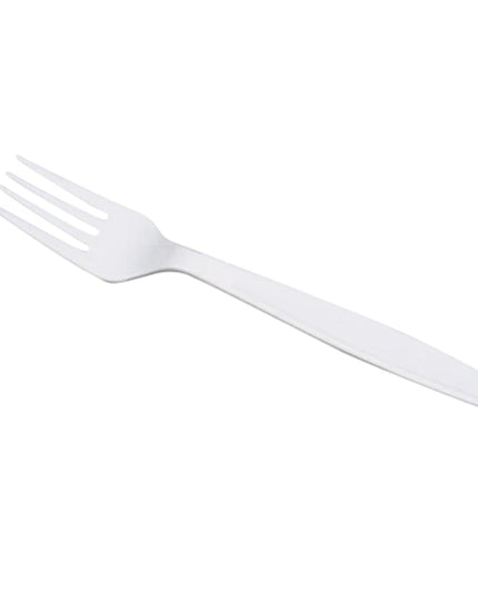 CUTLERY WRAPPED FORK HVY DTY WHITE 1000/CS