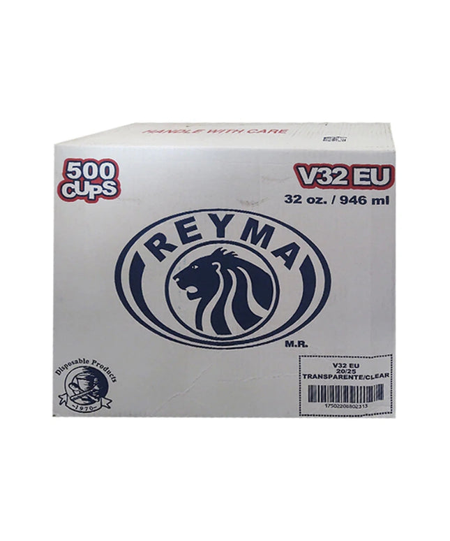 REYMA CLEAR PLASTIC CUP 32 OZ 20/25