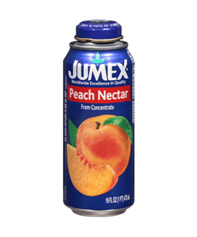 JUMEX BOTTLE PEACH NECTAR 12/16 OZ.