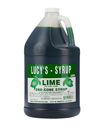 SYRUP LIME FLAVOR 4/CS.