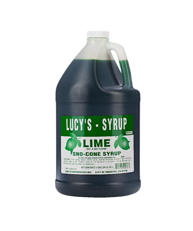 SYRUP LIME FLAVOR 4/CS.