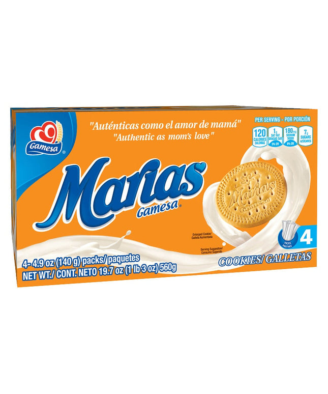 GAMESA MARIAS COOKIES 24 ROLLS/4.9 OZ.