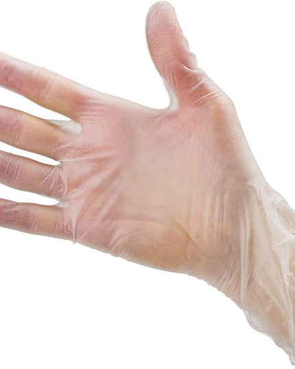 VINYL GLOVES LARGE 10/100 CS