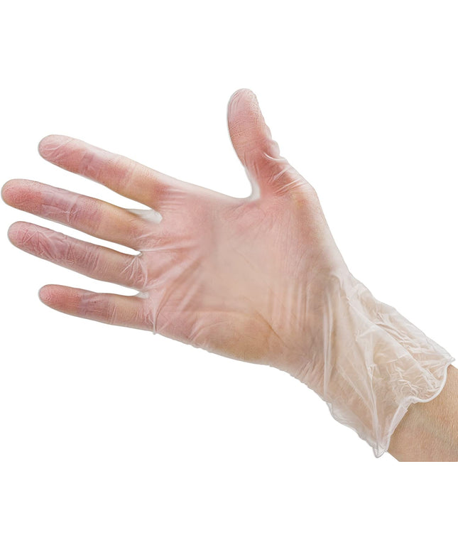 VINYL GLOVES LARGE 10/100 CS