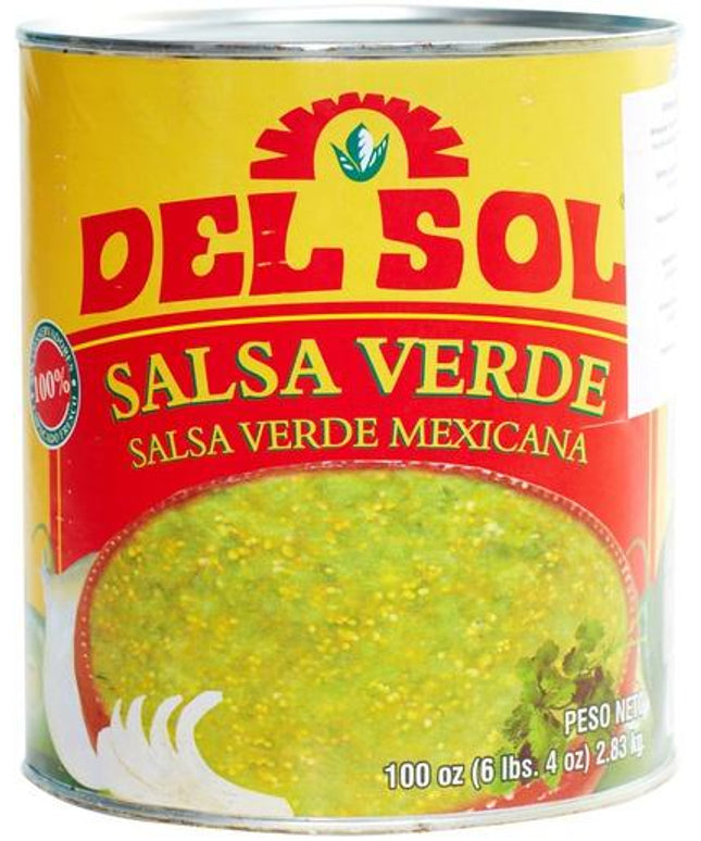DEL SOL SALSA MEXICAN GREEN 6/10 LBS.