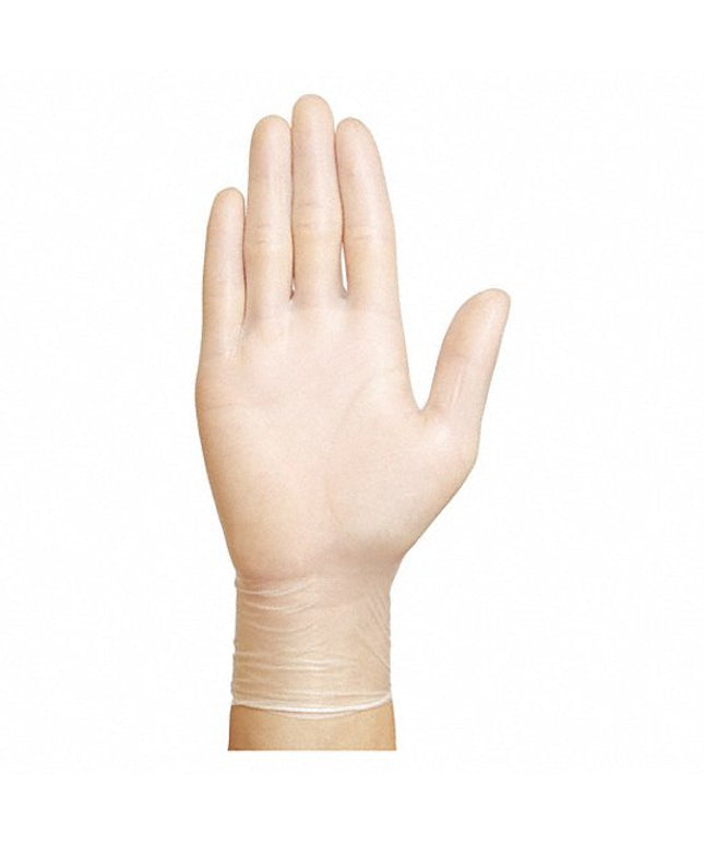 NO POWDER BLACK VINYL GLOVES SMALL 10/100 CS