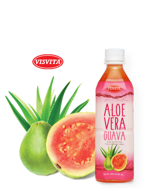 ALOE VERA JUICE DRINK GUAVA 20/500 ML.