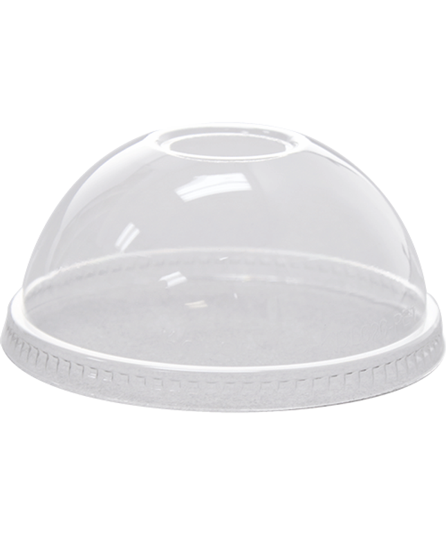 LID PLAST DOME SMALL HOLE 1000/CS