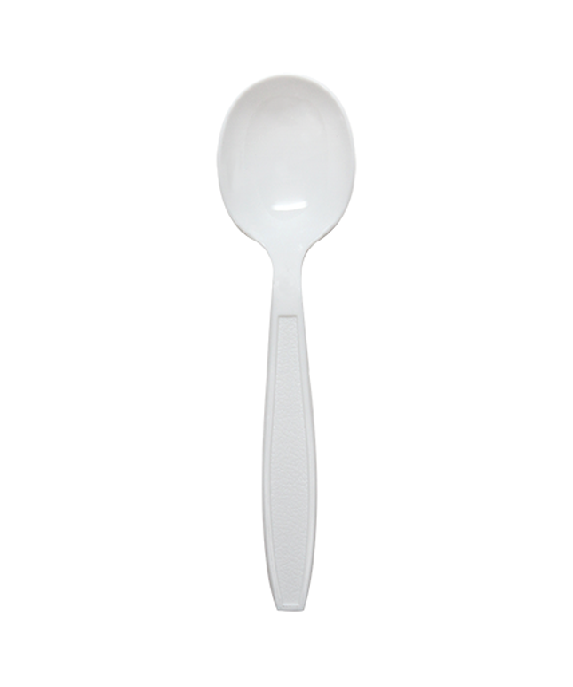 CUTLERY SOUP SPOON EXTRA HVY WHITE 1000/CS