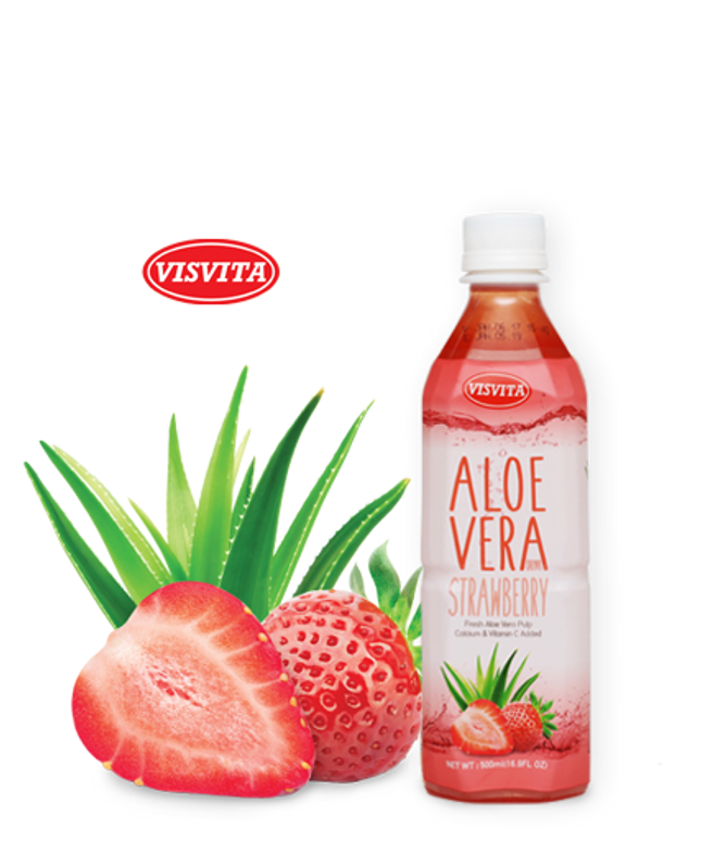 ALOE VERA JUICE DRINK STRAWBERRY 12/1.5 ML