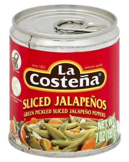 LA COSTENA SLICED JALAPENOS 24/7 OZ.