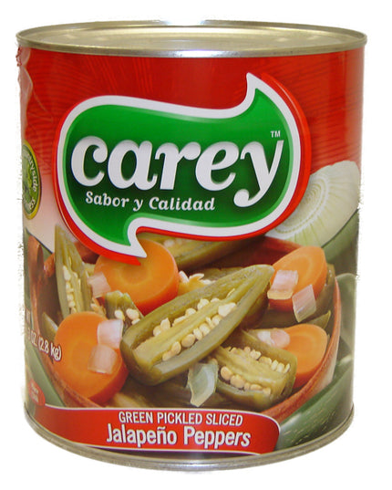 CAREY JALAPENOS RAJAS SLICED 6/10 LBS.