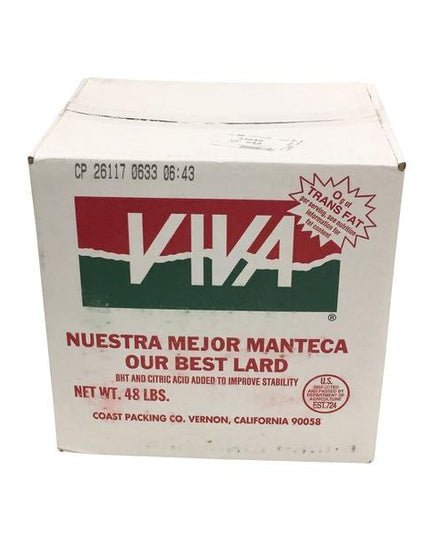 SHORTENING LARD VIVA 48 LBS.