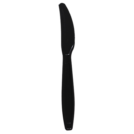 CUTLERY KNIFE HVY DTY BLACK 1000/CS.