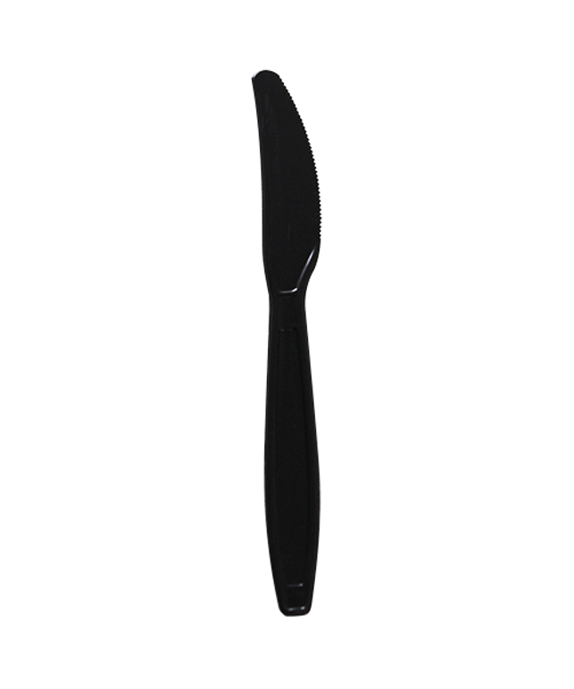 CUTLERY KNIFE HVY DTY BLACK 1000/CS.