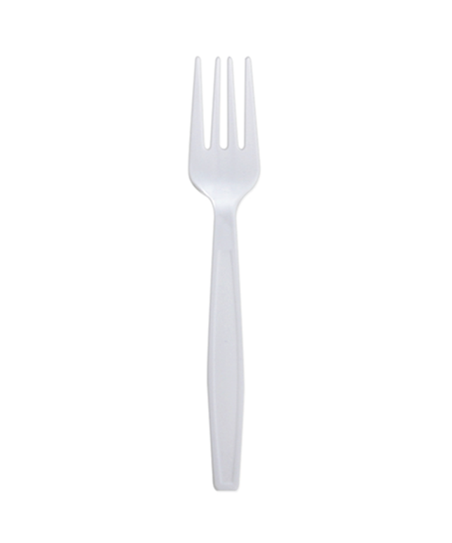 CUTLERY FORKS HVY DTY WHITE 1000/CS
