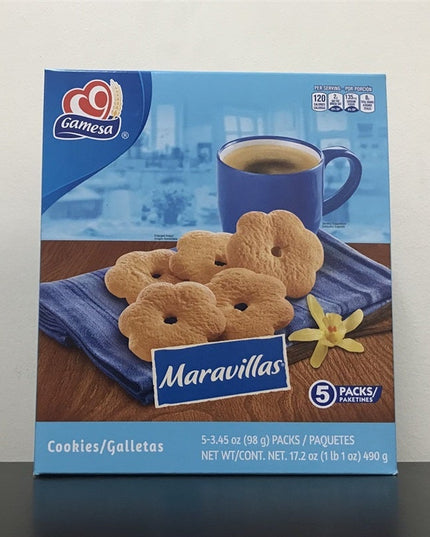 GAMESA MARAVILLAS COOKIES 8/17.2 OZ.