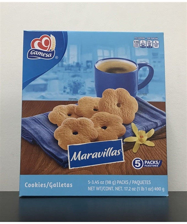GAMESA MARAVILLAS COOKIES 8/17.2 OZ.
