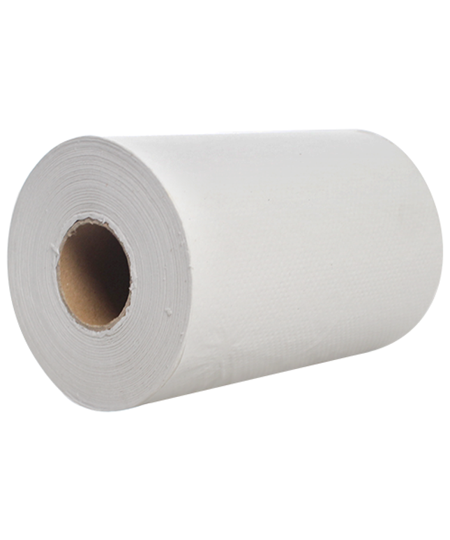 ROLL TOWEL WHITE 8''x350' 12/CS