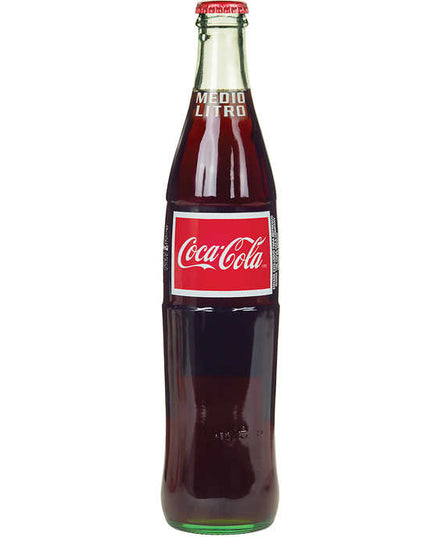 COCA COLA MEXICAN GLASS BOTTLE 1/2 LITER 24/CASE