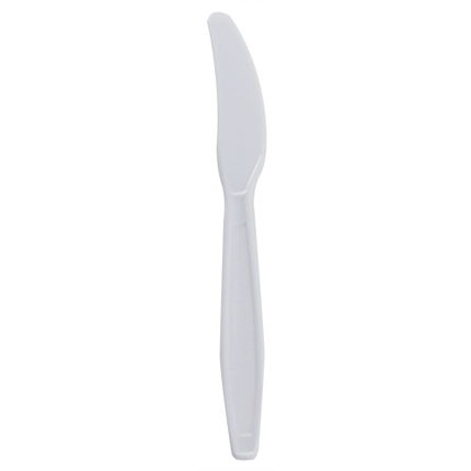 CUTLERY KNIFE HVY DTY WHITE 1000/CS