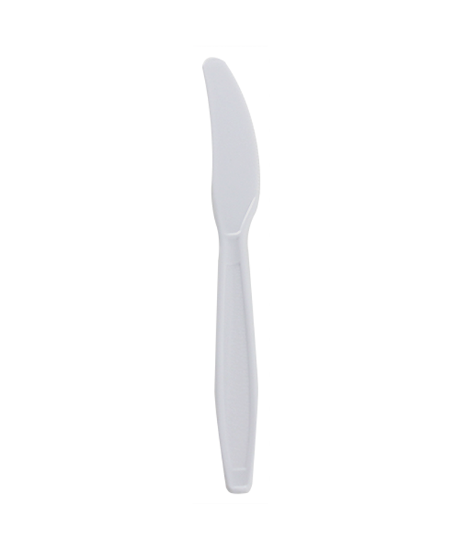 CUTLERY KNIFE HVY DTY WHITE 1000/CS