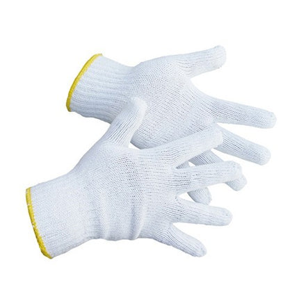 COTTON WHITE GLOVES 12/BAG.