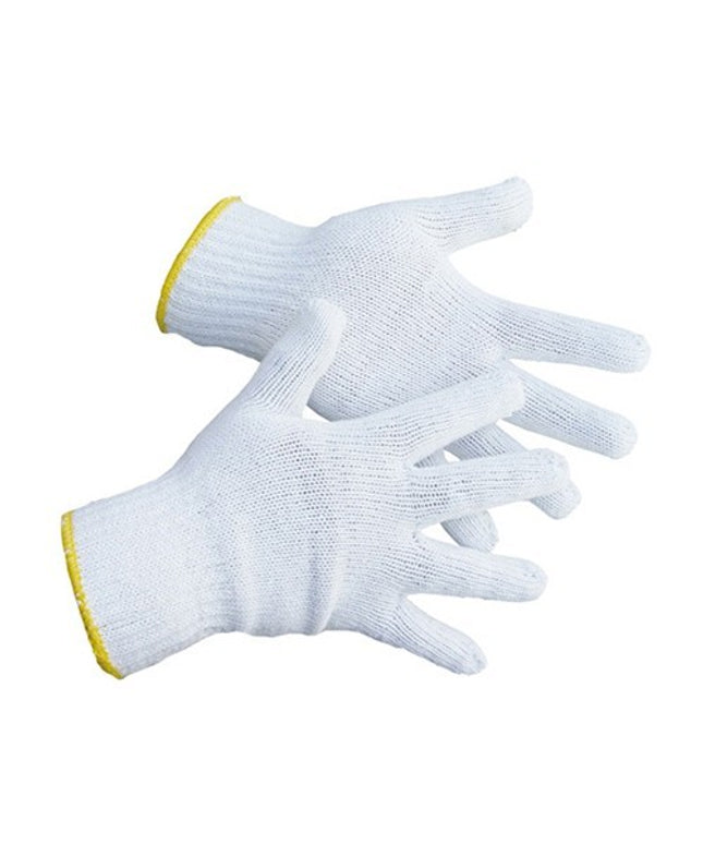 COTTON WHITE GLOVES 12/BAG.