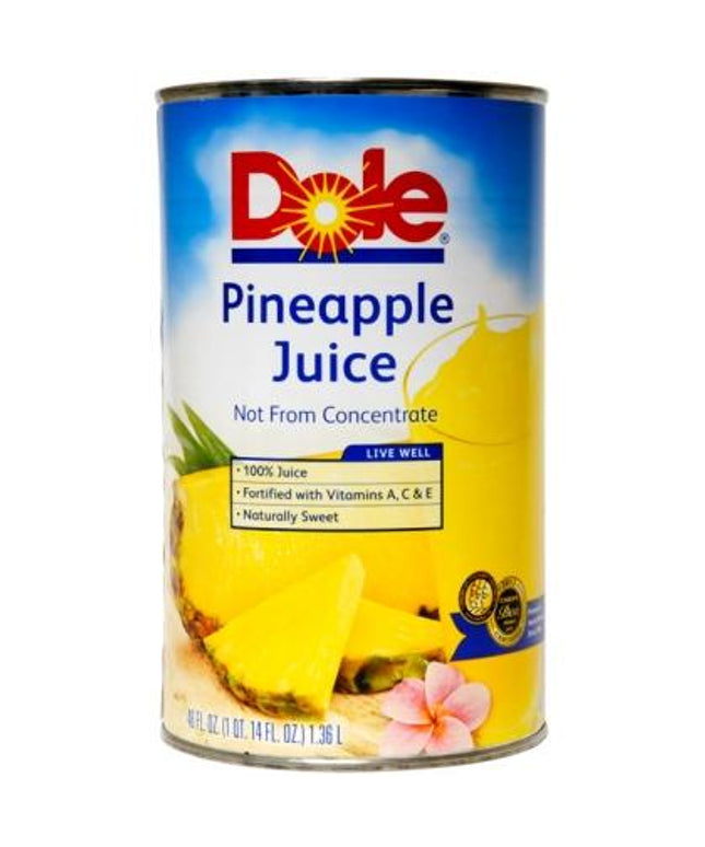 PINEAPPLE JUICE DOLE 12/46 OZ.