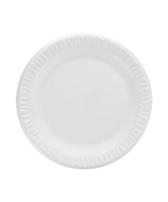X9 FOAM PLATE 9" PLAIN 500/CS. 4/125