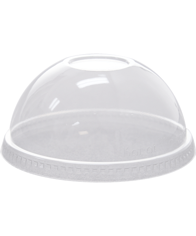 LID PLAST DOME NO/HOLE 12-24 OZ. 1000/CS.