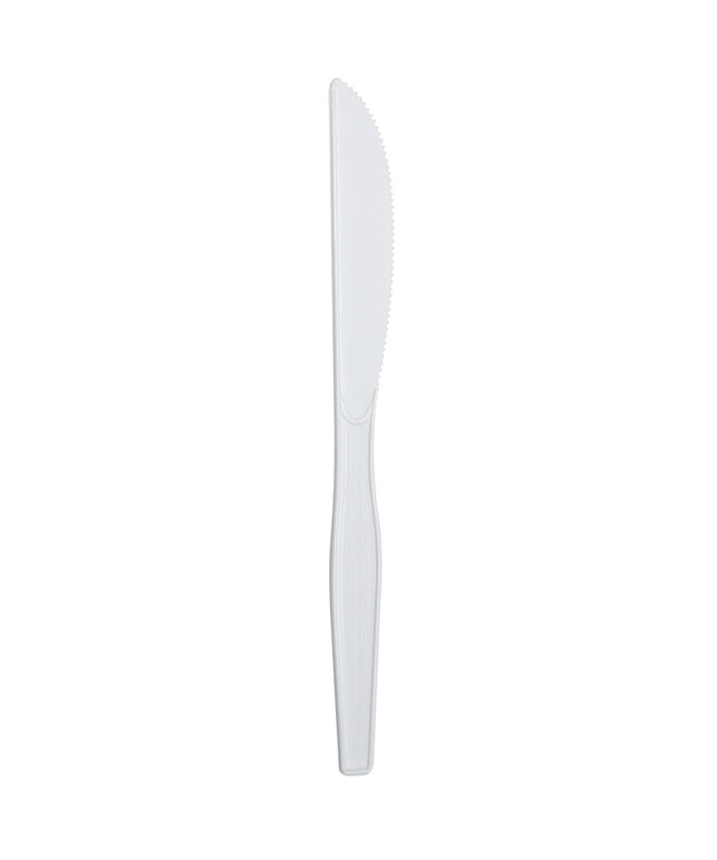 CUTLERY KNIFE MED WHITE 10/100 CT