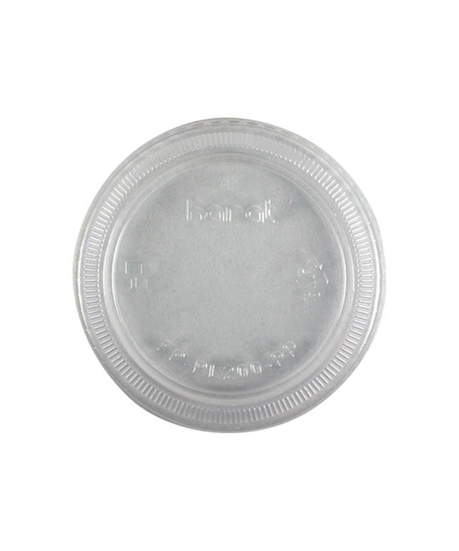 KARAT LID 1, 1.5, 2 OZ PET PORTION CUP LIDS 2500/CS