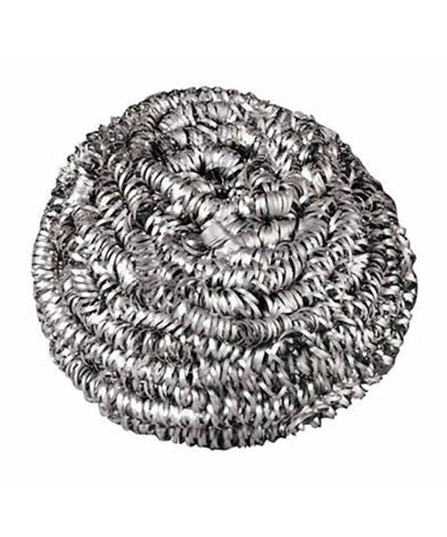 SCRUBBER STAINLESS STEEL 12/CS 50GM