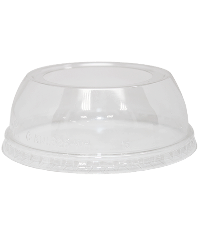 LID PLAST DOME W/HOLE 12-24 OZ. 1000/CS.